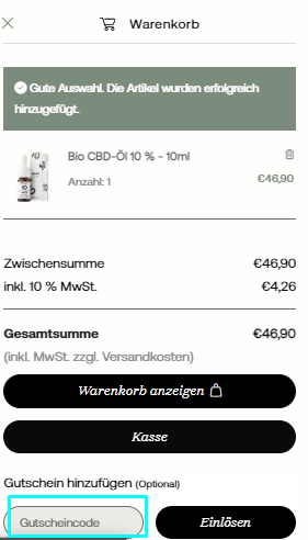 Alpex CBD gutschein